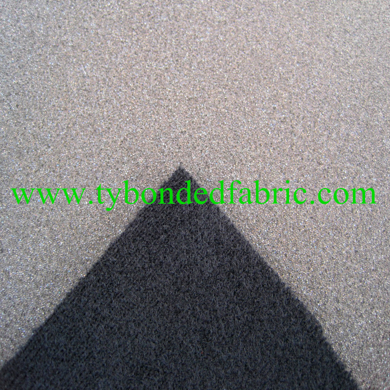 pu foam bond velvet fabric