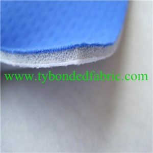 blue ottoman fabric bond pu foam composite mutispandex fabric for  bicycle seat