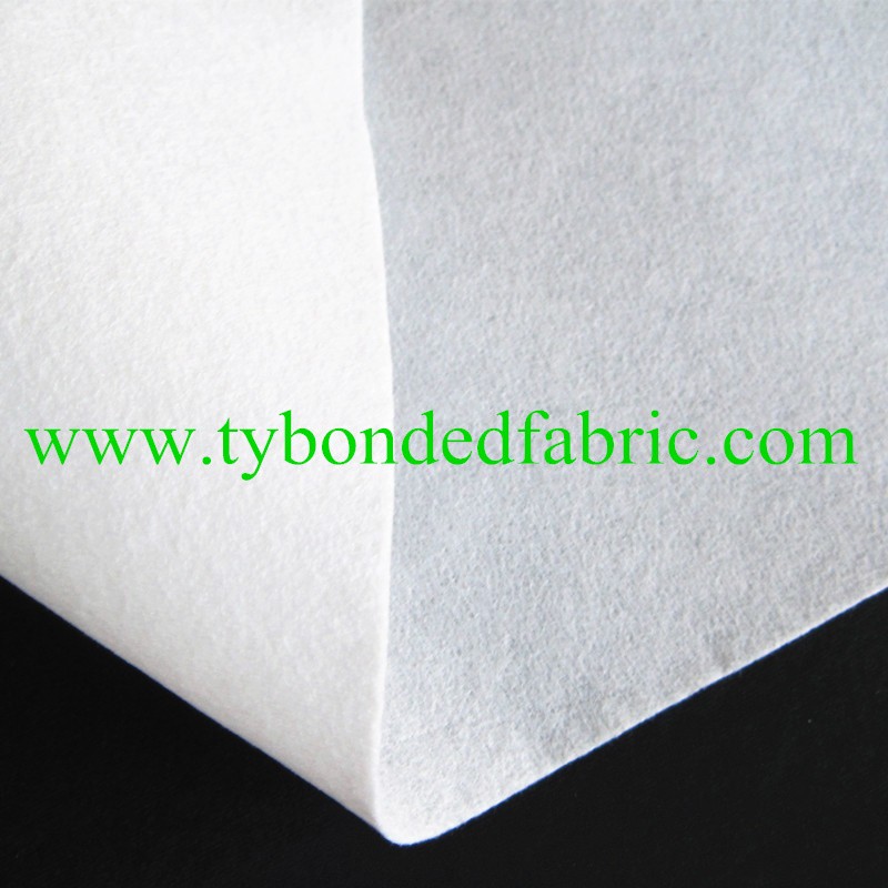 china white 70gsm hard spun lace non woven fabric