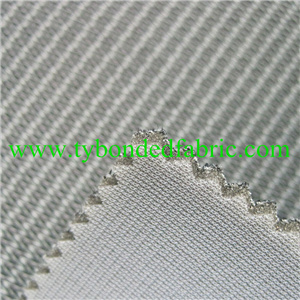 double colors fabric bond pu foam bond waterproof film bond mesh fabric