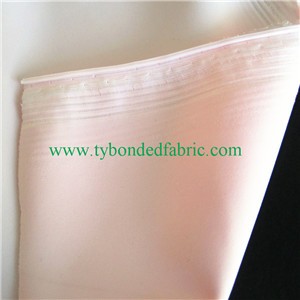 pink nylon lycra fabric bond tpu film composite pink elastic lycra fabric for warm palace treasure 