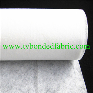 white 16cm polyester spun lace non-woven fabric