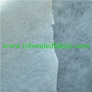 white 30gsm semi-cross plain spun lace non-woven fabric