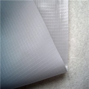 white grid 210D oxford fabric bond waterproof transparent tpu film