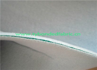 white nylon velvet fabric flame bond green automatic sealing sponge